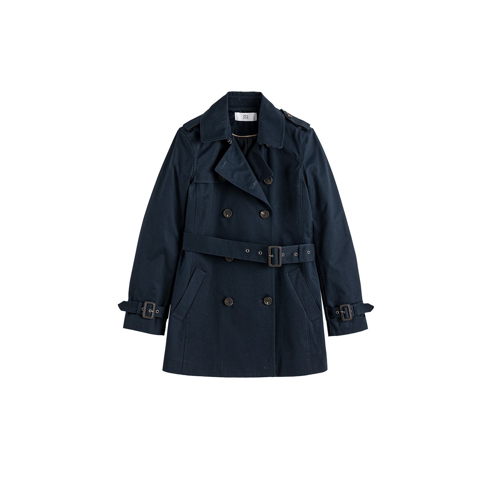 Imagen - Trench semilargo en azul marino de La Redoute.