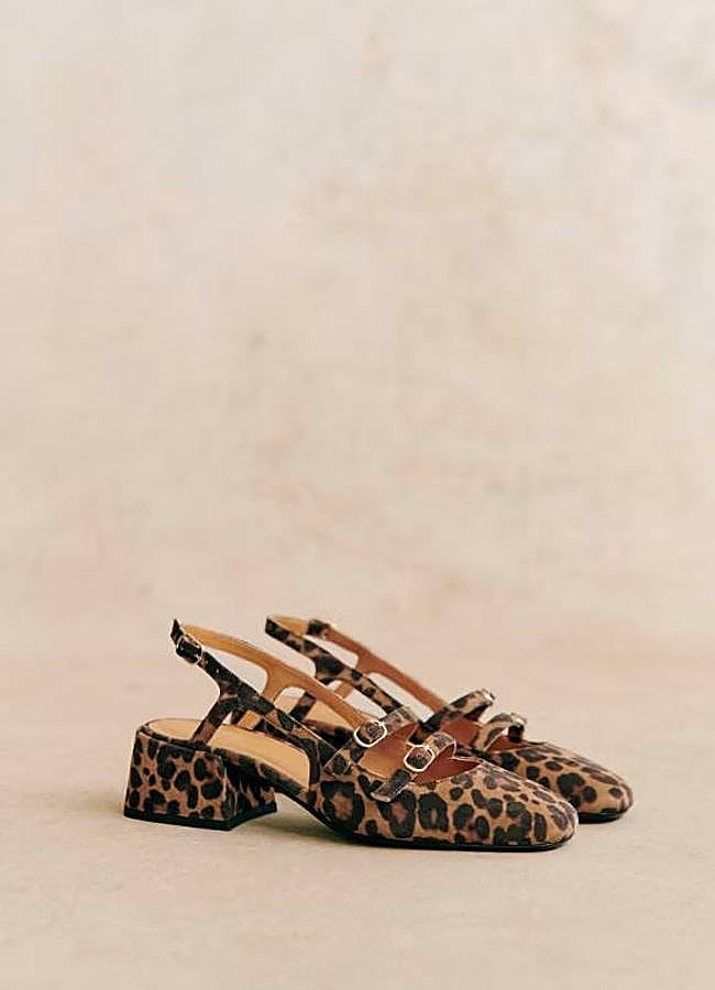 Imagen - Zapatos de tacón bajo con animal print tipo mary jane
