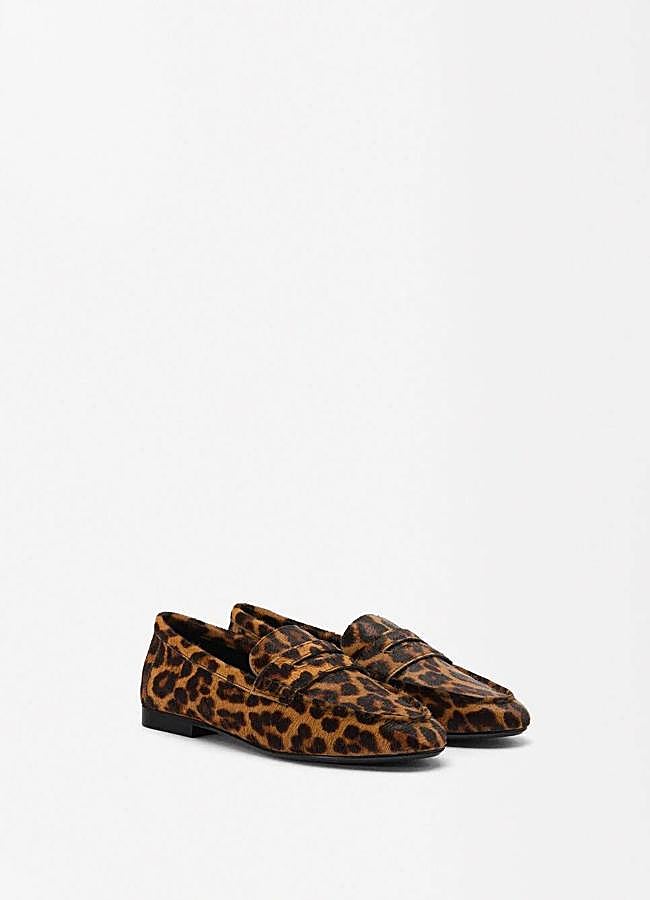 Imagen - Mocasines animal print planos