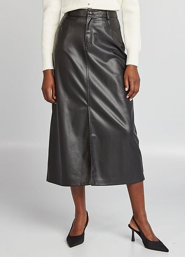 Imagen - La falda de polipiel de Kiabi.