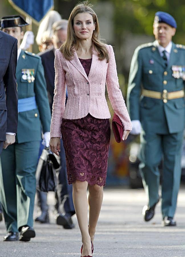 Imagen - La reina Letizia en el Día de la Hispanidad 2013 (GTRES)