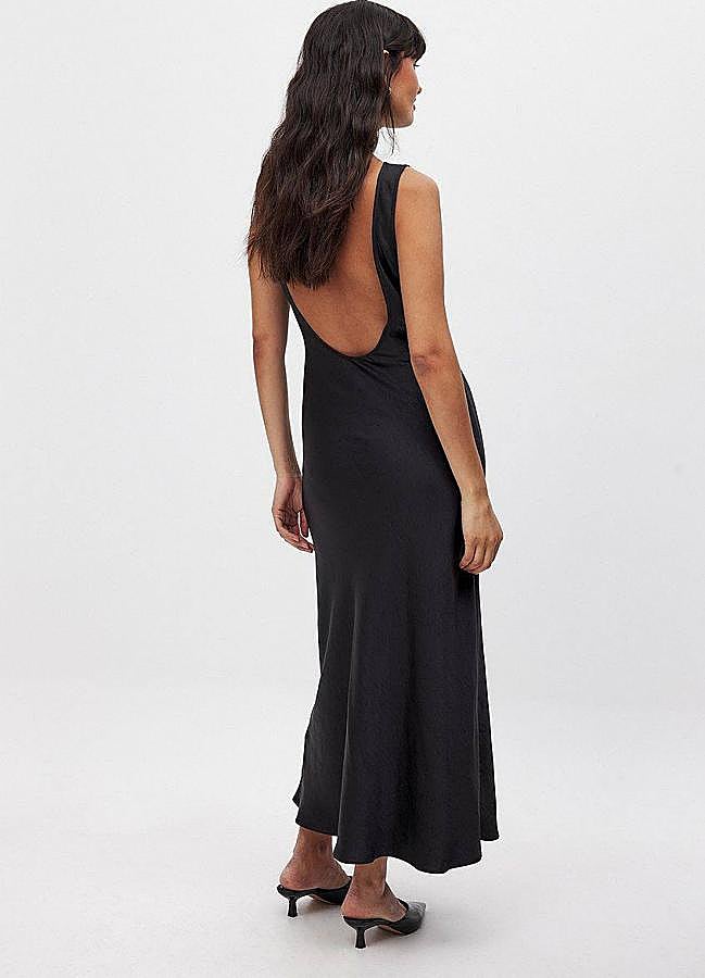 Imagen - Vestido lencero con espalda escotada