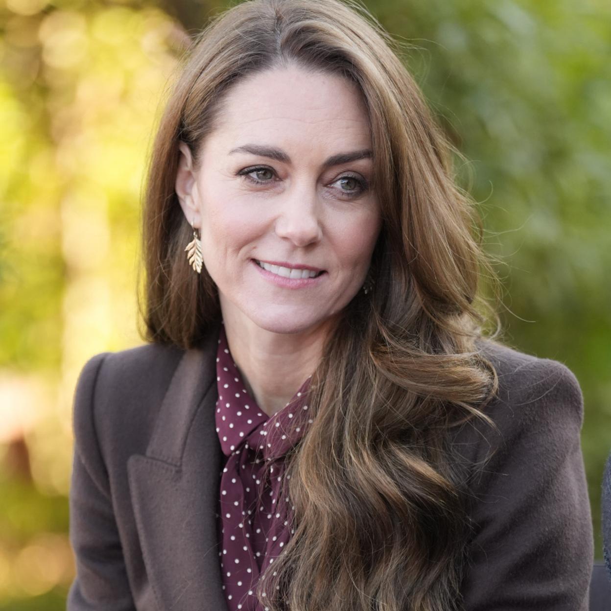 Kate Middleton en su reaparición en Southport. 