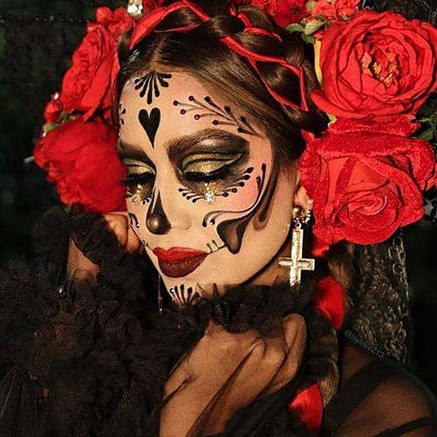 Ideas de inspiración para un maquillaje de Katrina con el que deslumbrar en Halloween