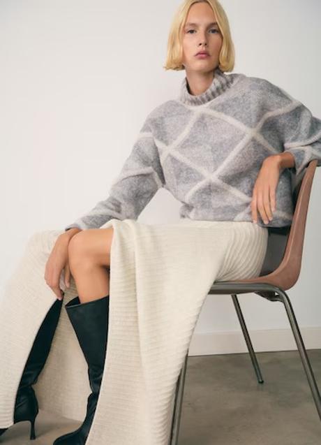 Imagen - Jersey gris de Mango (39,99 euros)