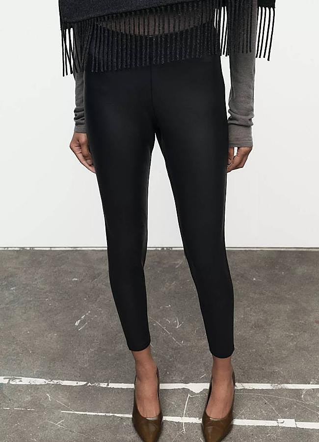 Imagen - Leggings negros efecto encerado