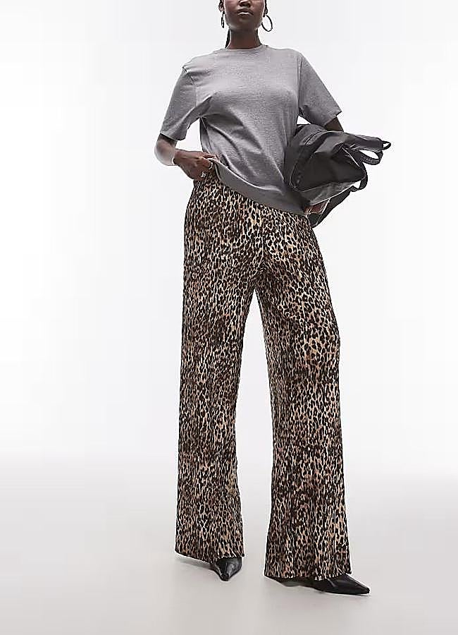 Imagen - Pantalones de leopardo plisados