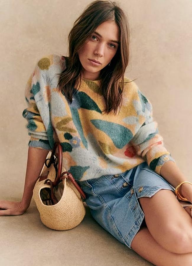 Imagen - Jersey de colores de Sézane, 110 euros.