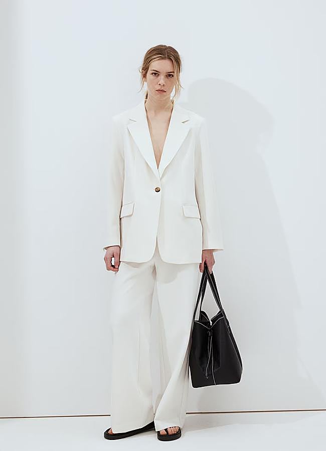 Imagen - Conjunto traje blanco de H&M. Foto: H&M.