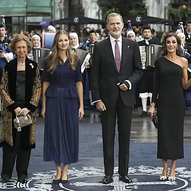 La familia real en los Premios Princesa de Asturias 2023. 