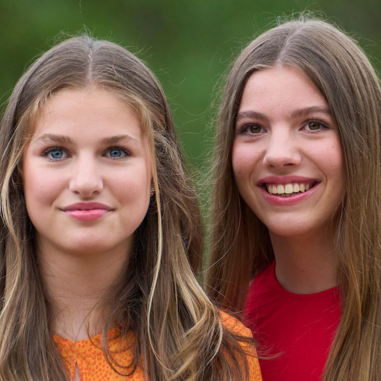 La princesa Leonor y la infanta Sofía.