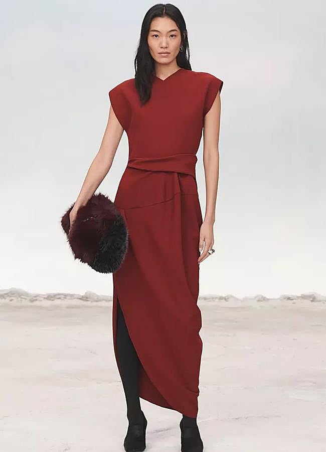 Imagen - Vestido drapeado asimétrico Limited Edition de Zara (89,95€)