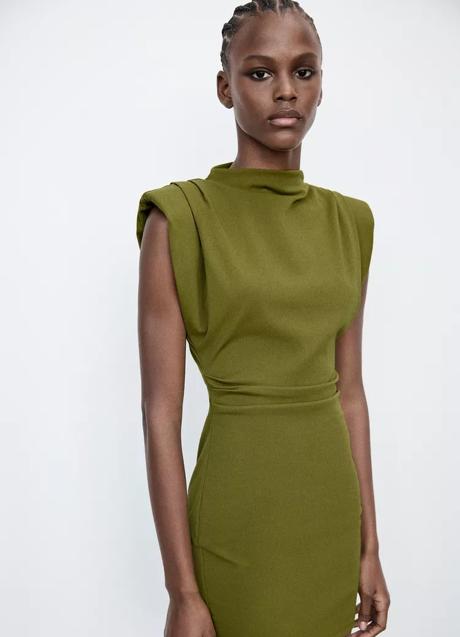 Imagen - Vestido verde de Zara (25,99 euros)