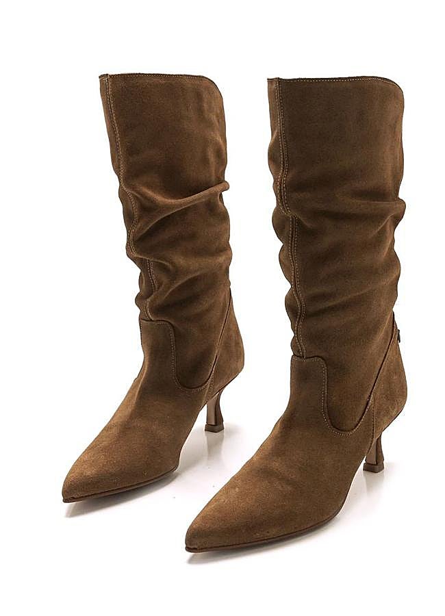 Imagen - Botas de ante con caña arrugada