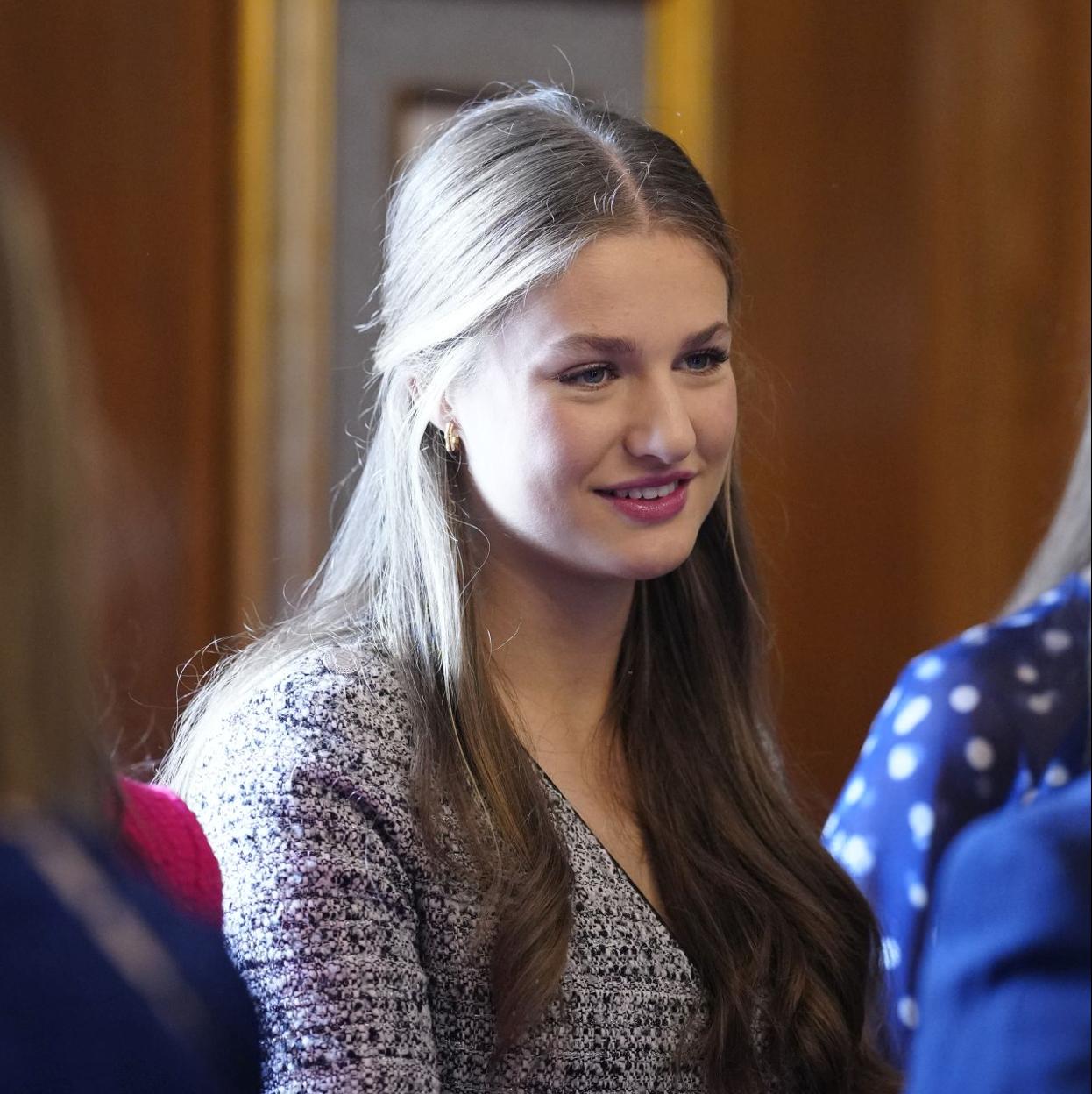 La princesa Leonor en las audiencias de los Premios Princesa de Asturias 2024.