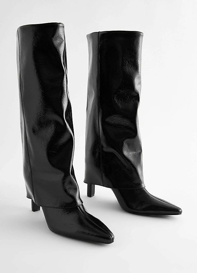 Imagen - Botas de tacón negras con doble caña