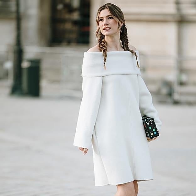 Vestidos de punto sencillos y elegantes para llevar en los días más fríos