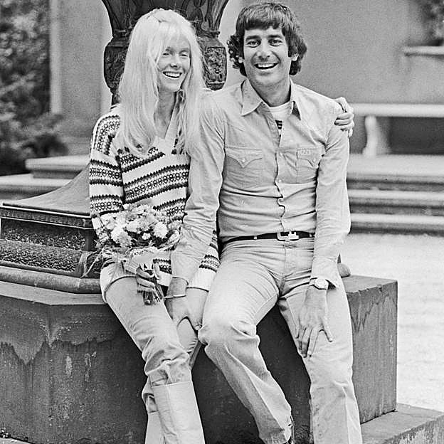 Gunilla von Bismarck, con Luis Ortiz, el gran amor de su vida. 