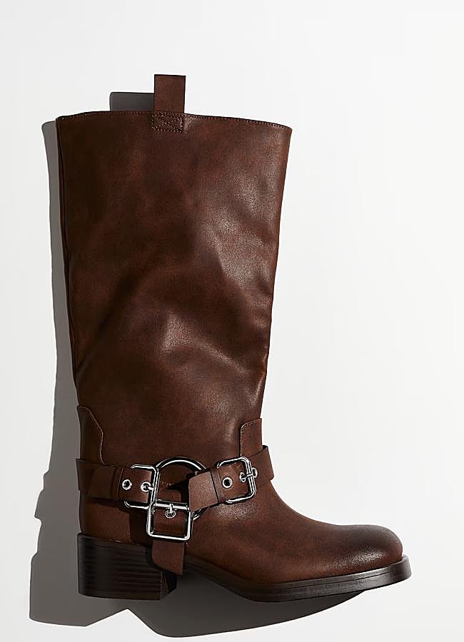 Imagen - Botas marrones con punta cuadrada de H&M, 84,99 euros.