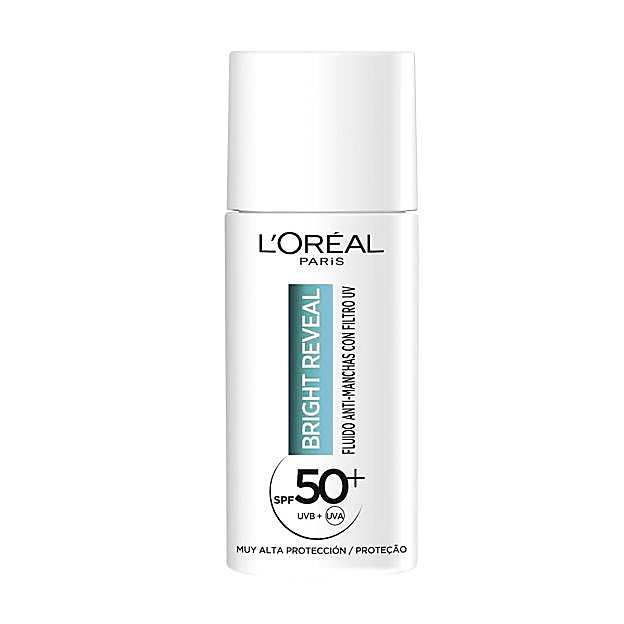 Bright Reveal Fluido Anti Manchas SPF50 L'Oréal Paris.