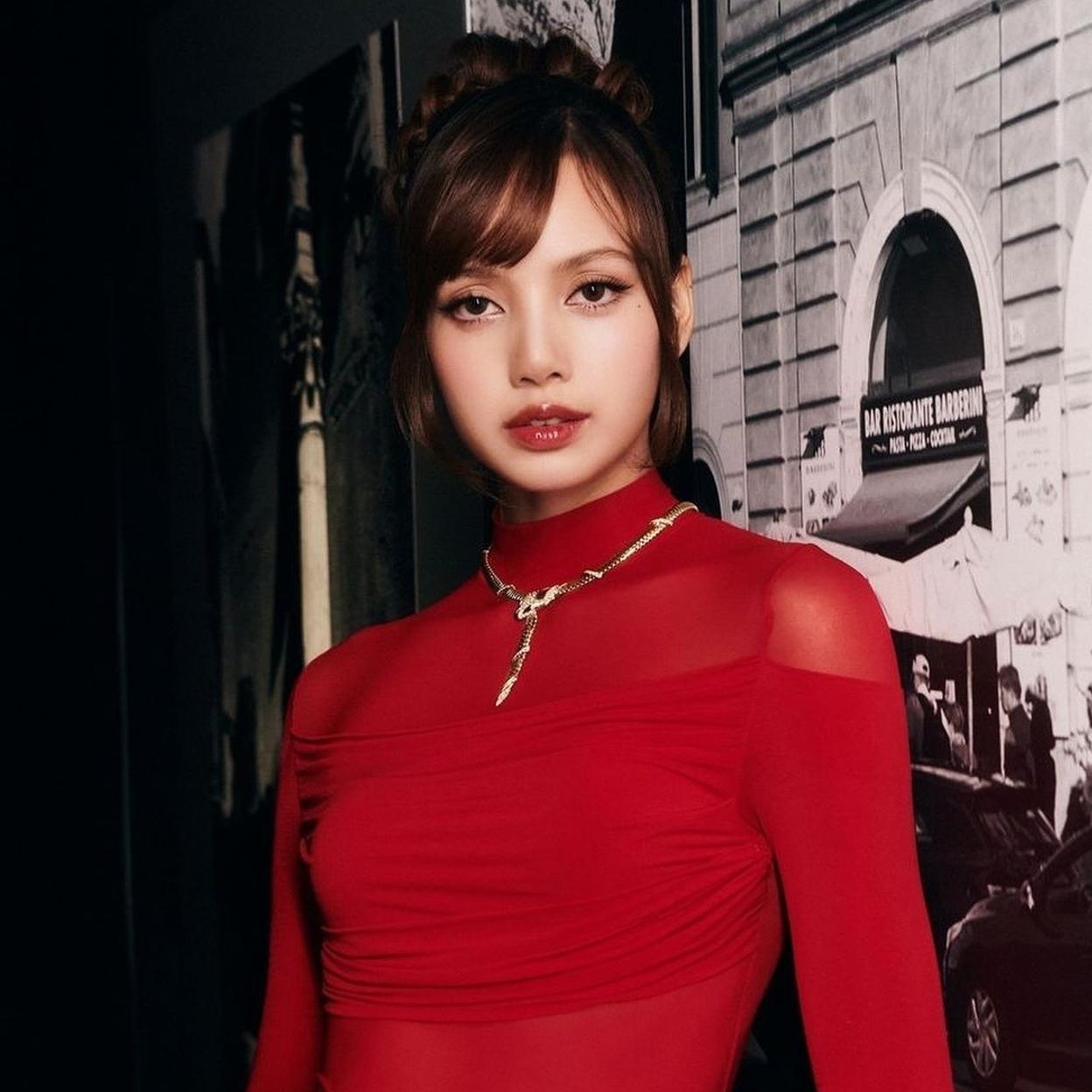 Lisa, cantante del grupo Blackpink.