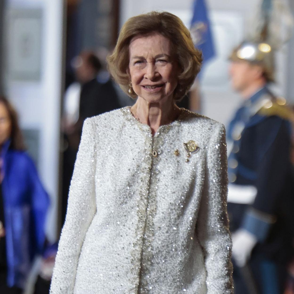 La reina Sofía, durante los Premios Princesa de Asturias 2024 en Oviedo. 