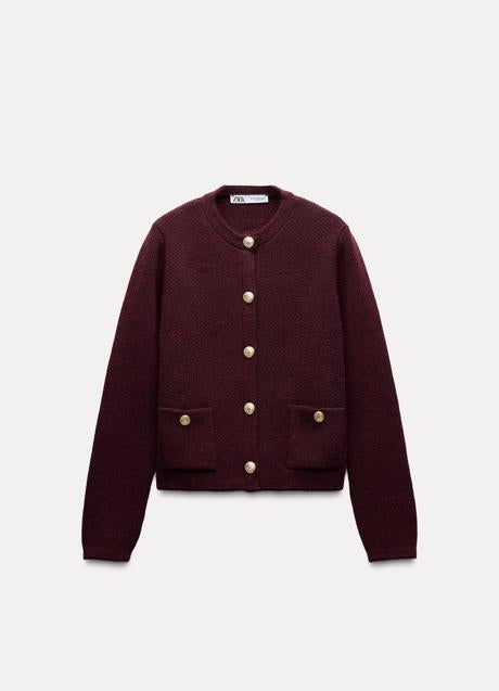 Imagen - Chaqueta burdeos de Zara (29,95 euros)