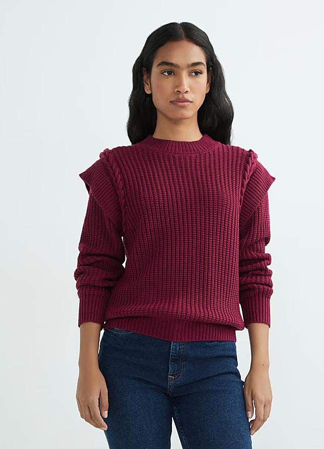 Imagen - Jersey con detalle trenzado de Hipercor (21 euros).