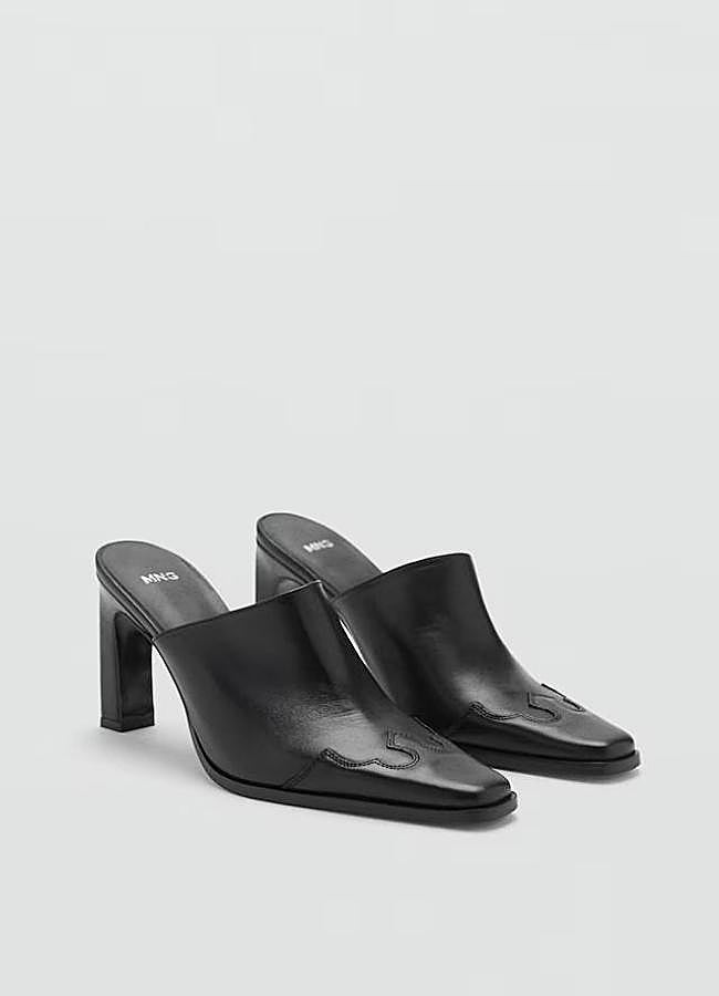 Imagen - Zuecos de tacón estilo cowboy