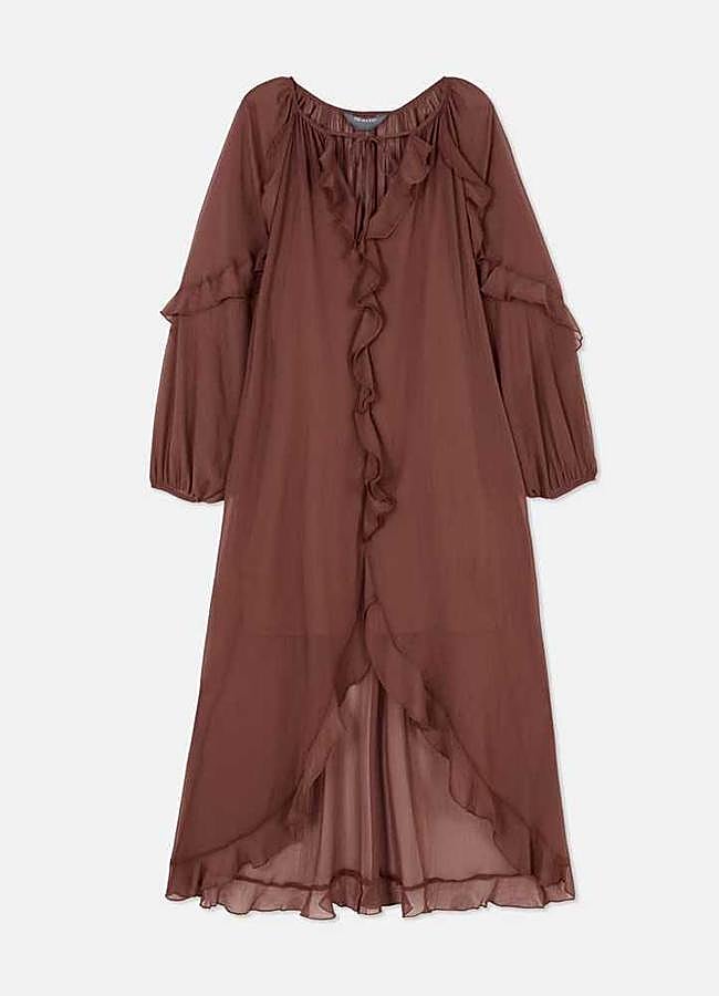 Imagen - Vestido midi con volante delantero (25€)