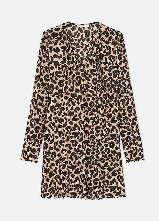 Imagen - Vestido corto con textura plisada (12€)