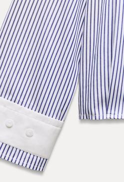 Imagen secundaria 2 - Camisa con estampado de rayas de Zara (29,95 euros).