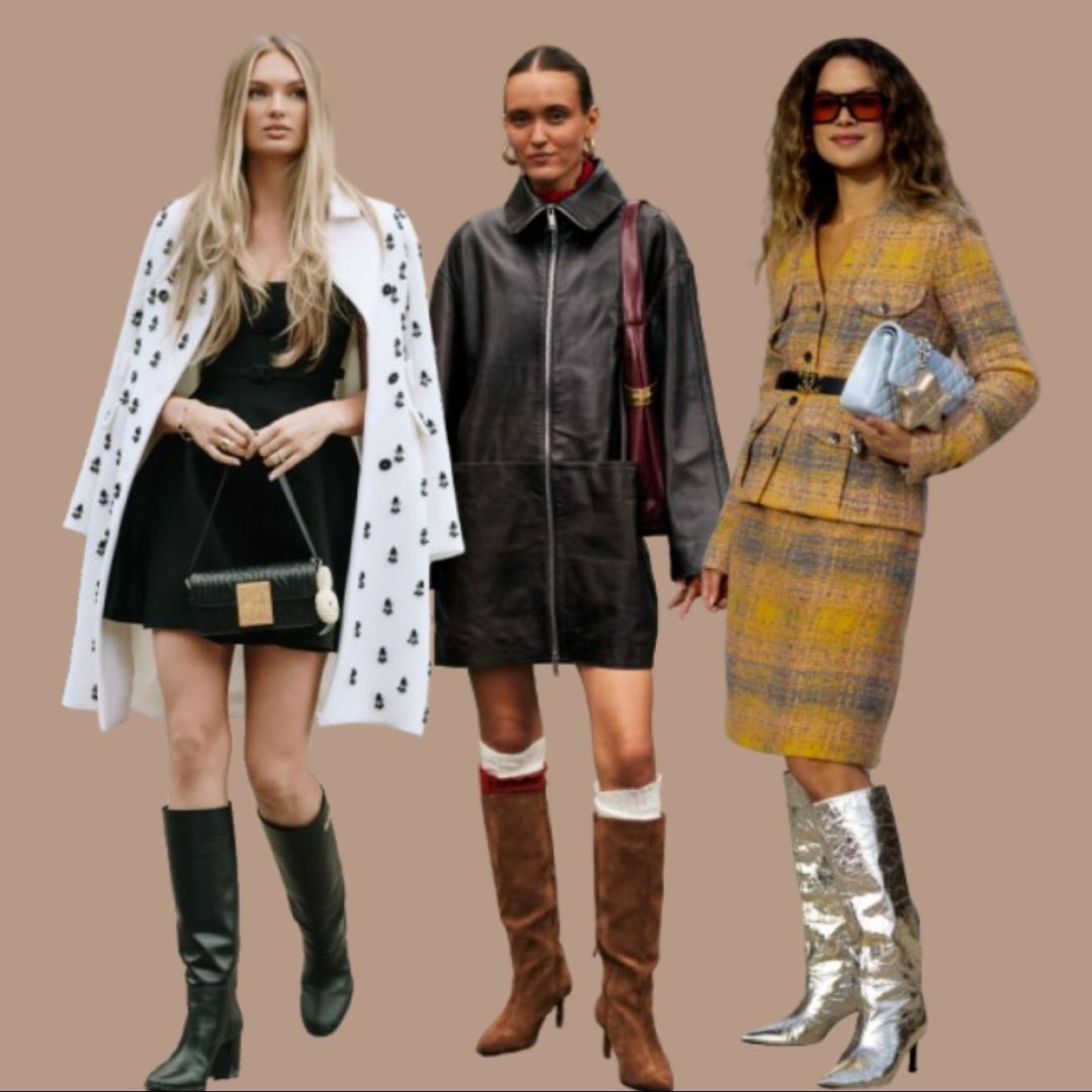 Looks con botas altas.