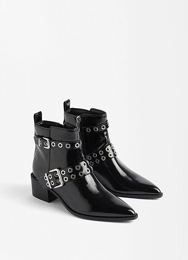 Imagen - Botines de tacón bajo con tachuelas
