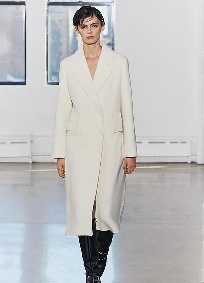 Imagen - Abrigo blanco de lana tailoring