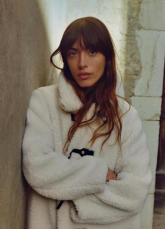 Imagen - Abrigo blanco de borreguillo