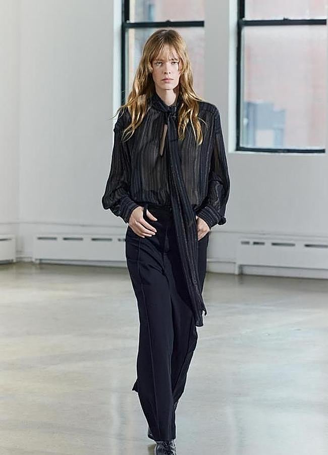 Imagen - Camisa con pañuelo con hilo metalizado