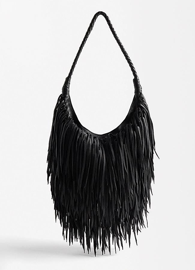 Imagen - Bolso flecos en negro de Parfois.