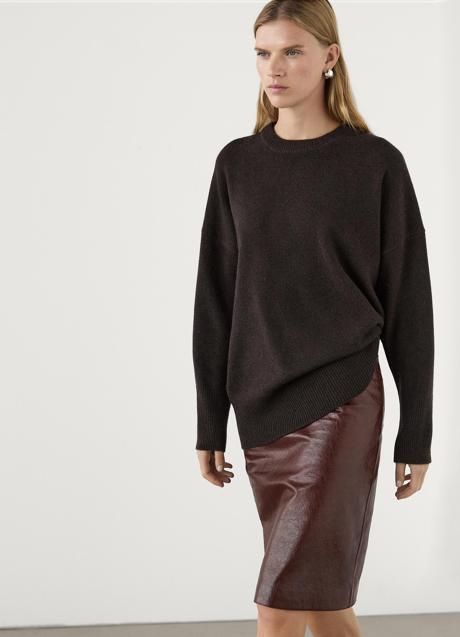 Imagen - Falda efecto charol de Massimo Dutti (169 euros)