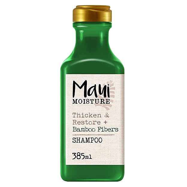 Maui Moisture Thicken & Restore + Bamboo Fibers Shampoo.