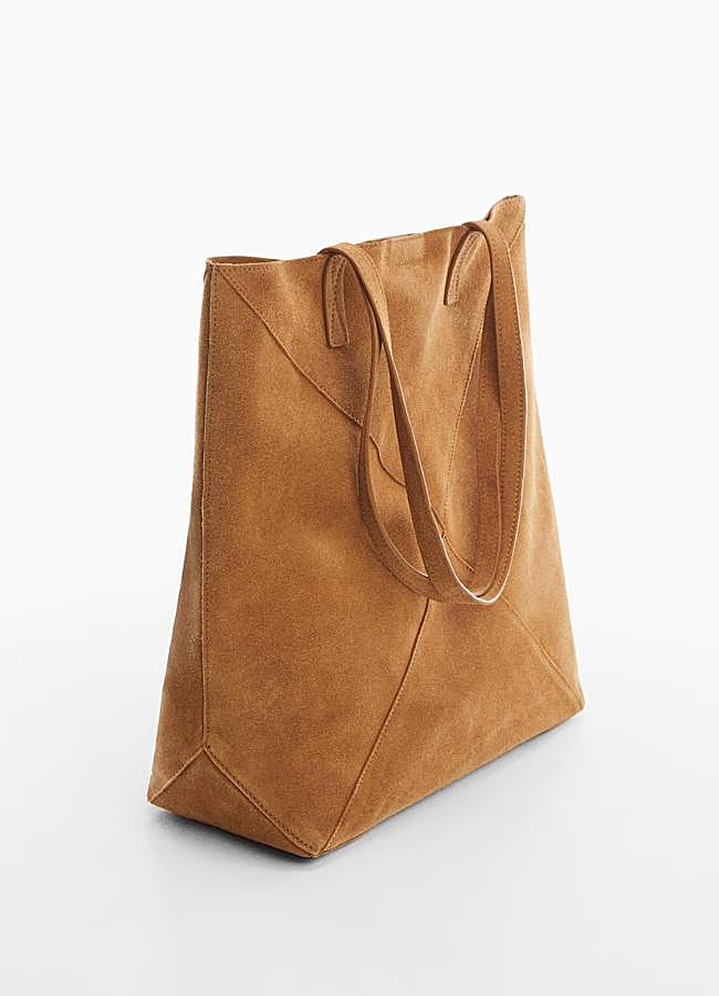 Imagen - Bolso shopper de piel de Mango Outlet.