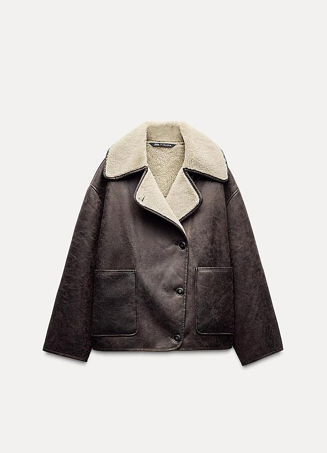 Imagen - Chaqueta estilo aviador de Zara.