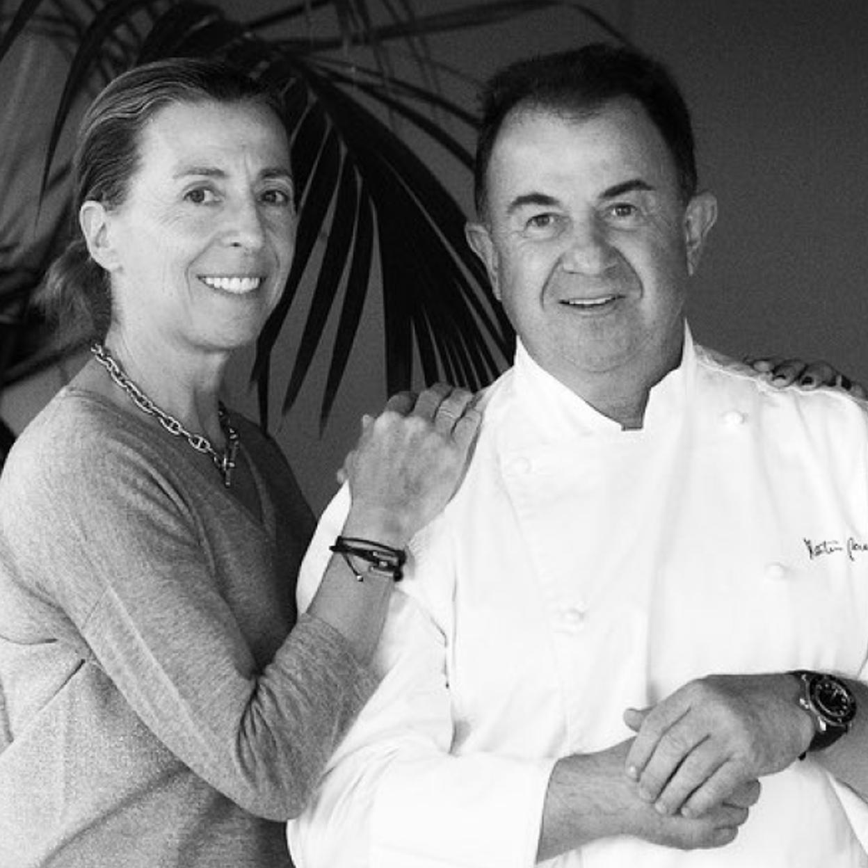 Martín Berasategui junto a su esposa Oneka Arregui. 