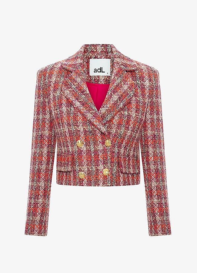 Imagen - Chaqueta de tweed estampada de AdL, 89,95 euros.