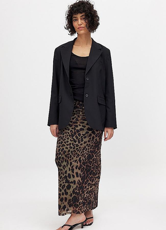 Imagen - Falda animal print larga