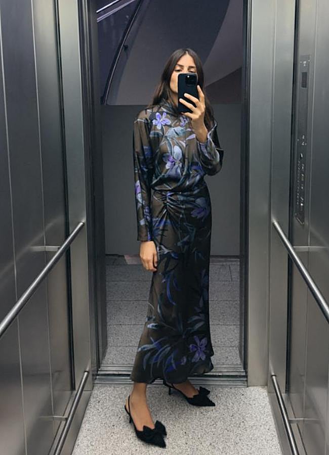 Imagen - Vestido de invitada de invierno (ZARA)