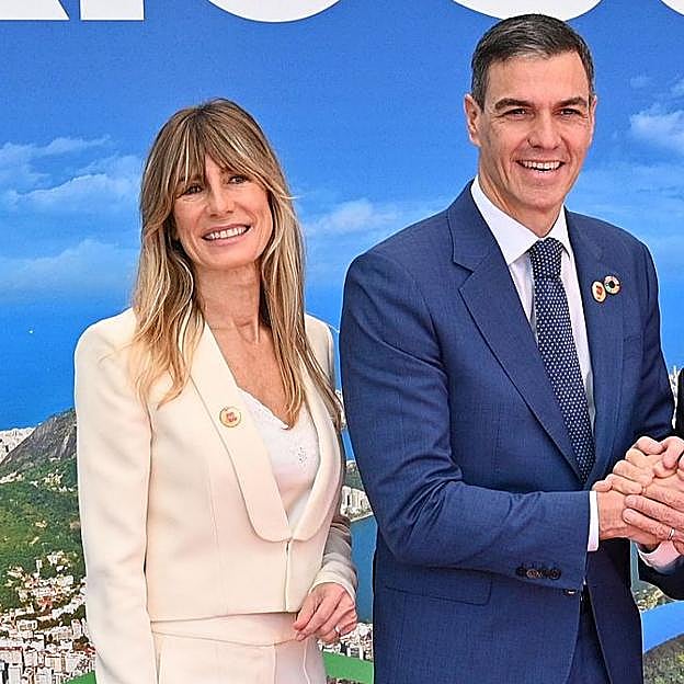 Begoña Gómez derrocha elegancia en Brasil con un traje con truco que estiliza muchísimo