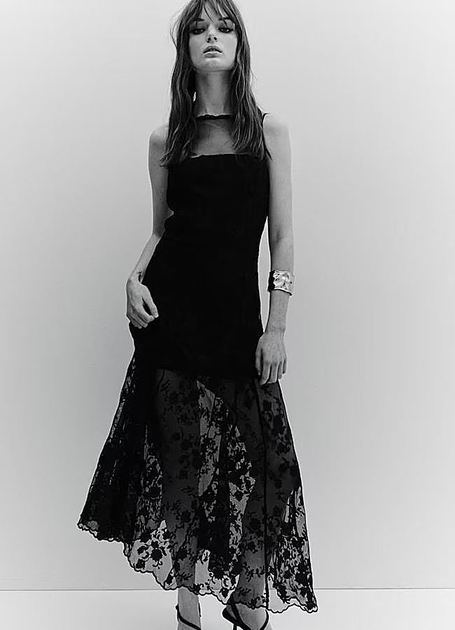 Imagen - Vestido de encaje transparente