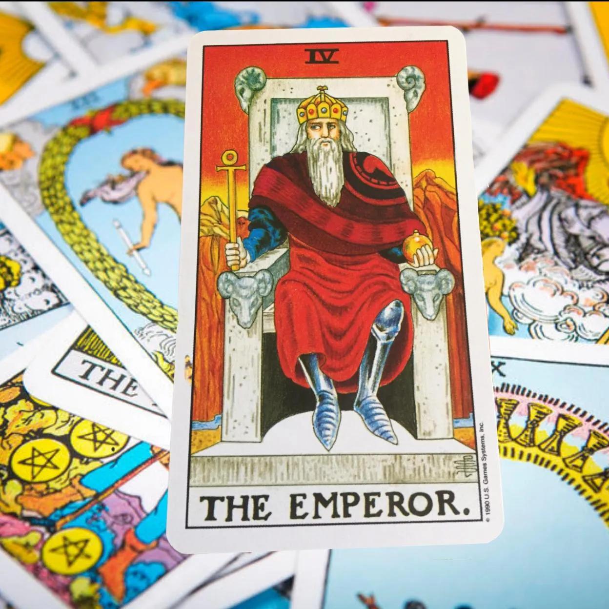 El Emperador, carta del Tarot. 