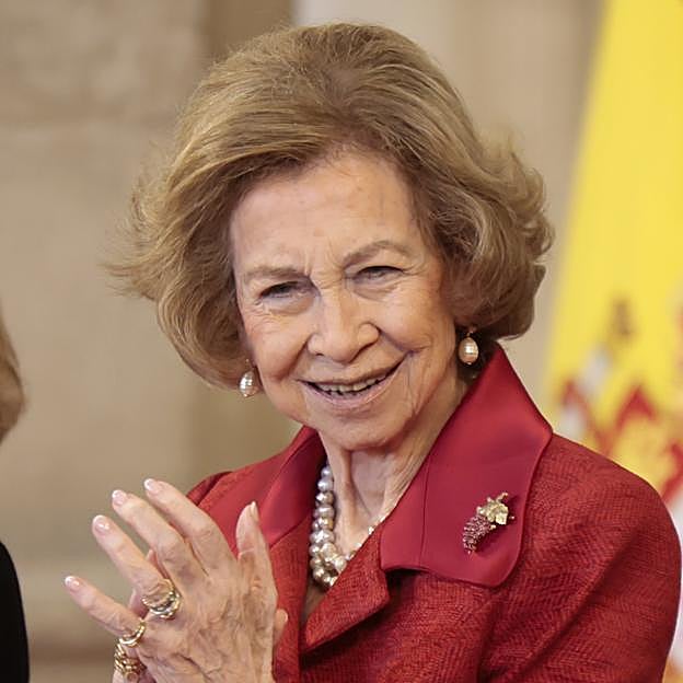 La reina Sofía presidió el acto al que acudieron Tita Cervera, Borja Thyssen y Blanca Cuesta. 